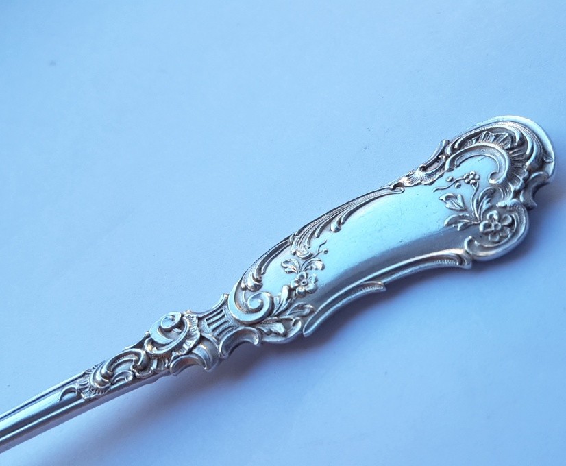 Solid Serving Spoon, Bruckmann, M. MAYER, 800 Silver K499