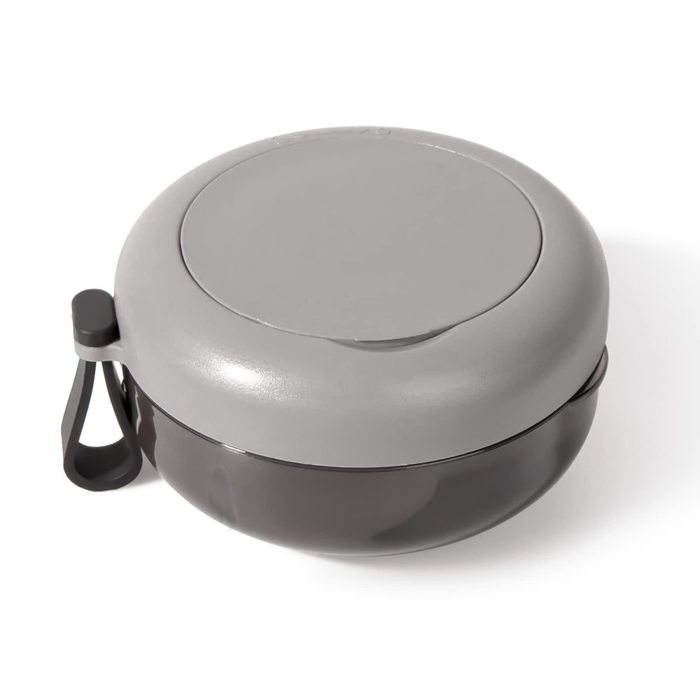 Denture Case, Definitely No-Leak Portable Retainer Case Bath Black