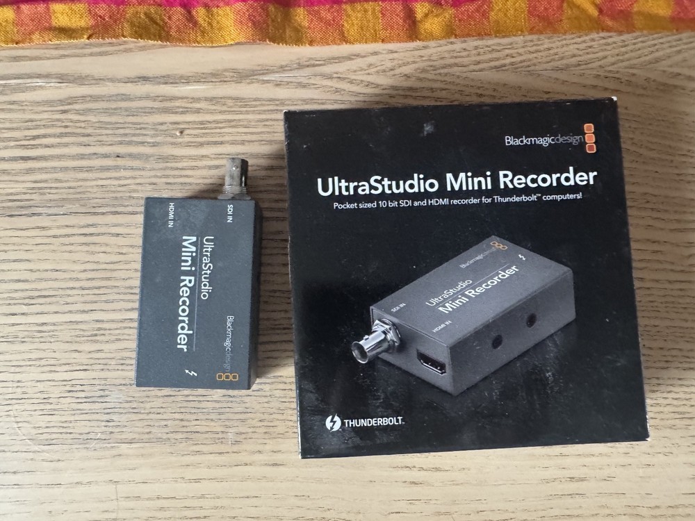 Blackmagic Design UltraStudio Mini Recorder Streaming Device Thunderbolt