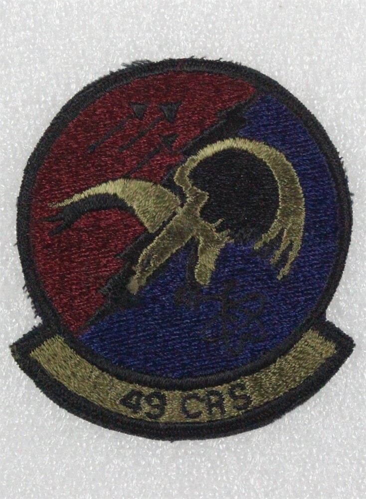 USAF Air Force Patch: 49th Component Repair Squadron - subdued