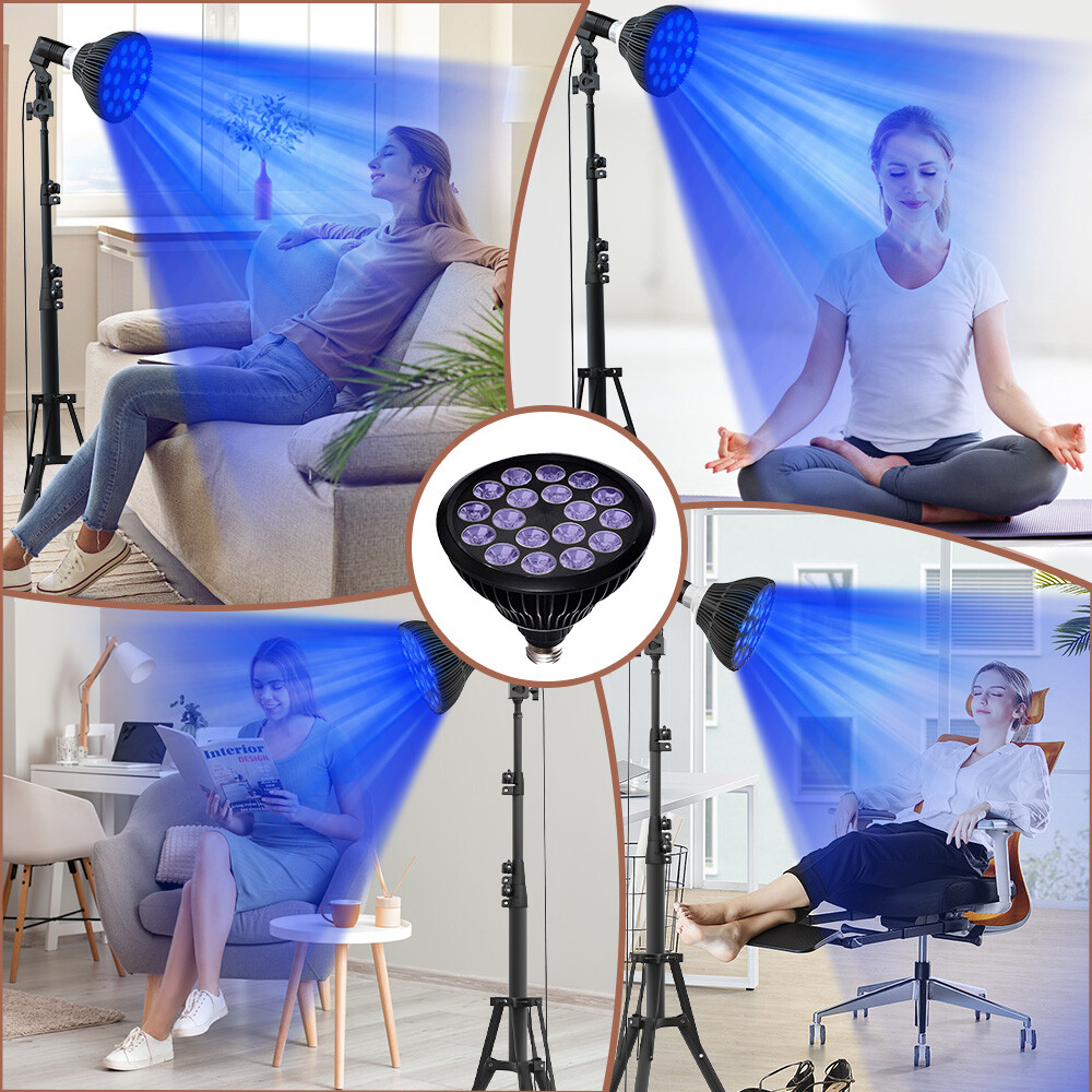 UV Tanning Lamp Body Facial Tanning Solarium Light Bronze Skin Color Sunless