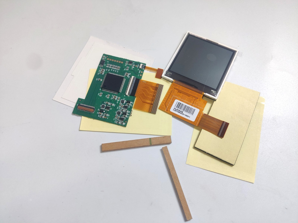 Game Boy Color TFT LCD Backlit Screen Replacement Bright Display Mod Kit for GBC