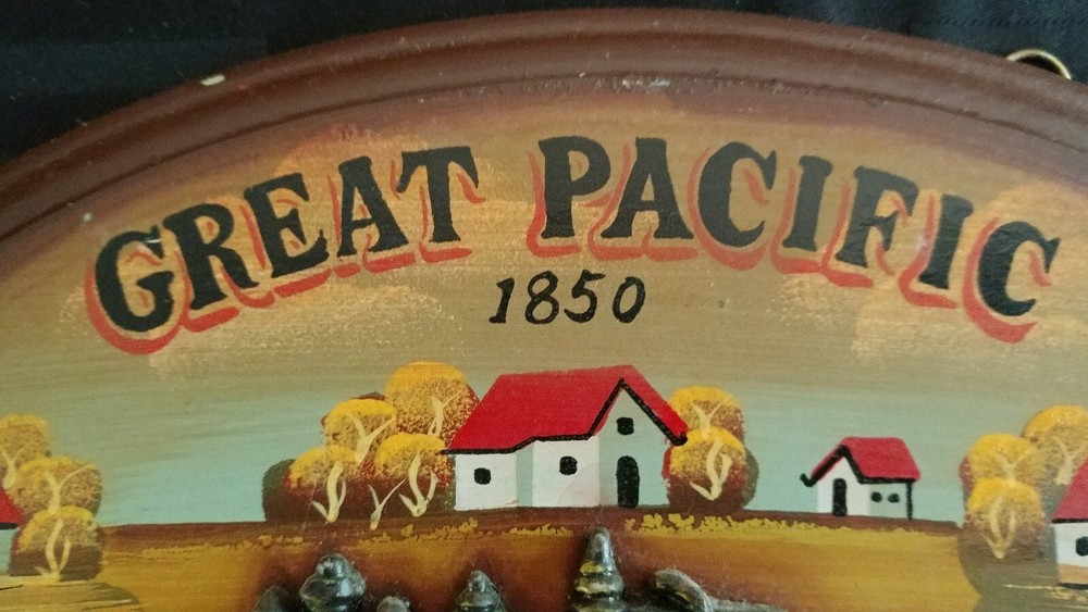 🚂Great Pacific Railways Wood Plaque
