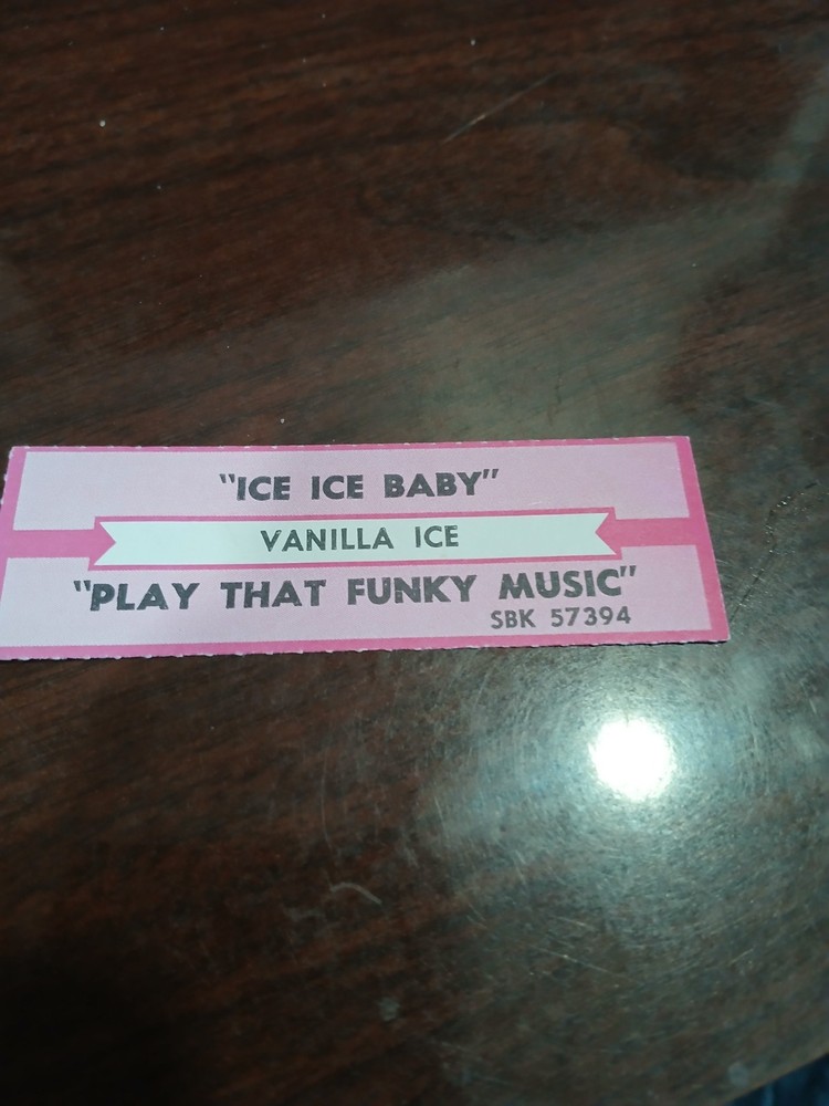 Vanilla ice title strip
