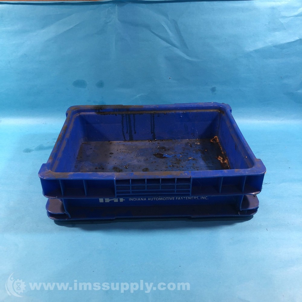 SSI Schaefer AF 1215-4 Solid Container, 15" x 12" x 4", Blue USIP