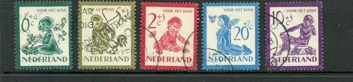 Netherlands #B219-23 Used