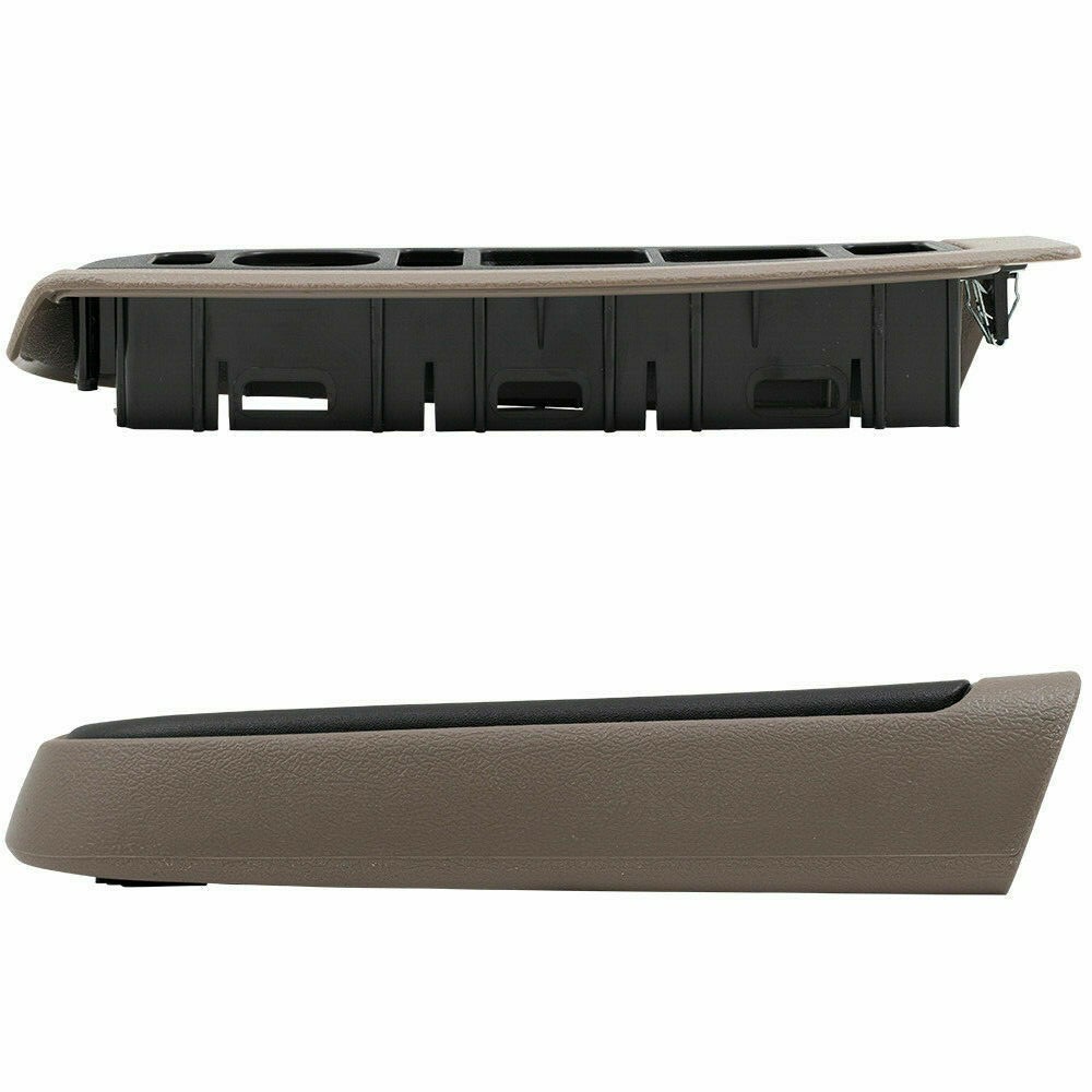 New Front Tan Window Switch Trim Bezel Set For 2003-2007 Silverado Sierra