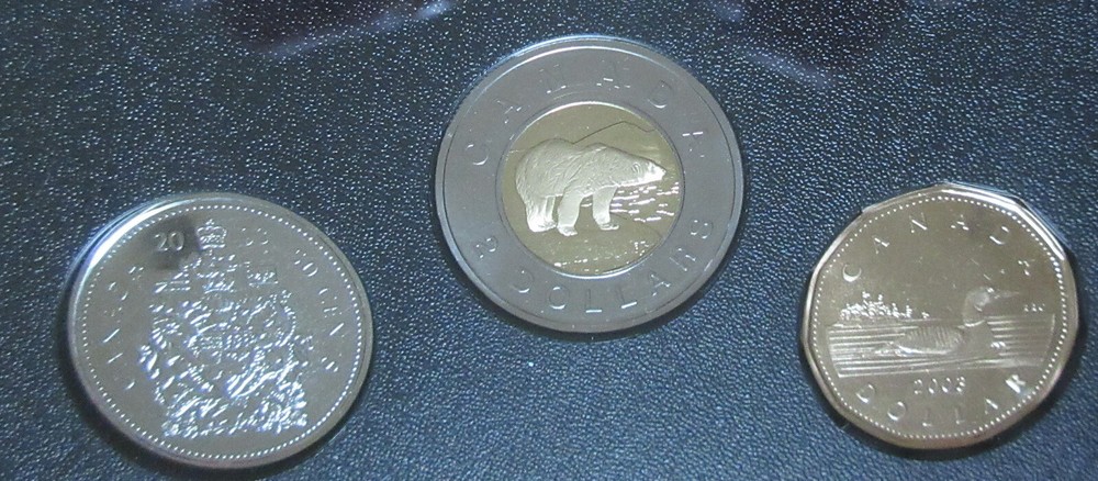 2003 Canada Specimen Mint Set (UNC. 7 Coins Cent to Two-Dollar) RJ