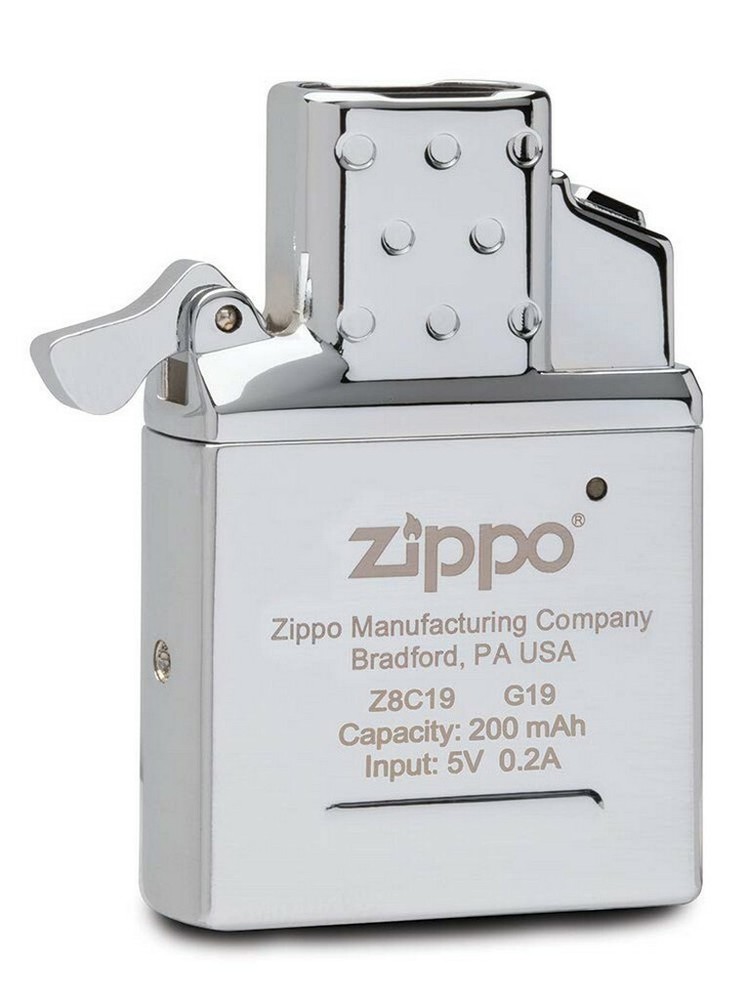 Zippo 65828 Rechargeable Arc Lighter Insert Windproof Double Plasma Arc Beam