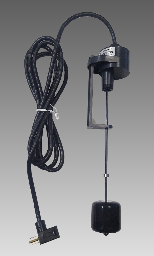 Vertical Float Switch - 10 Foot - 2 Inch Pumping Range - Normally Open - 120 VAC