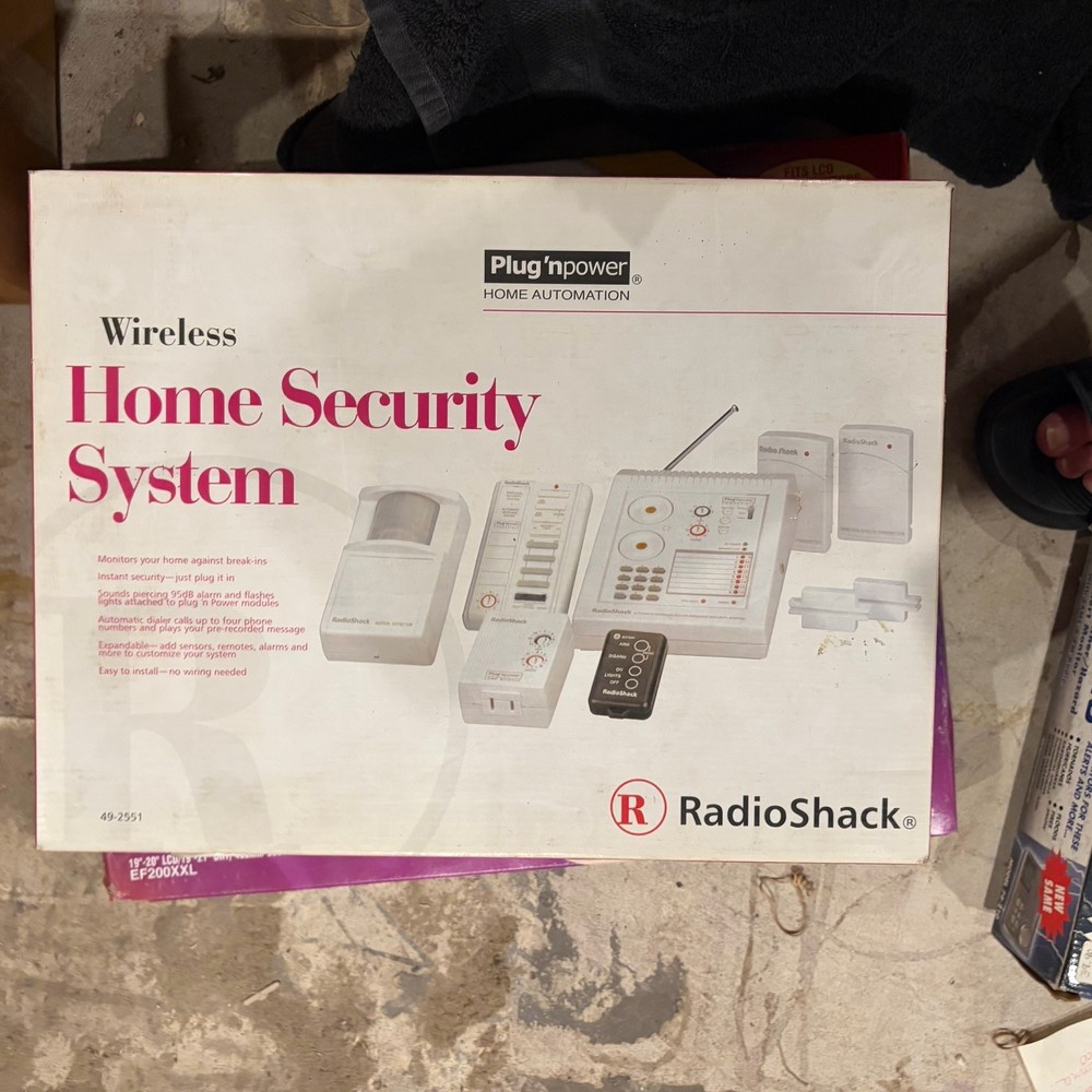 Plug N Power Wireless Home Security System & Emergency Phone Dialer
