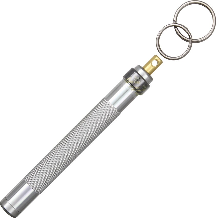 ASP Key Defender Pewter ORMD Pepper Spray, 5 3/4" overall, # ASP55152