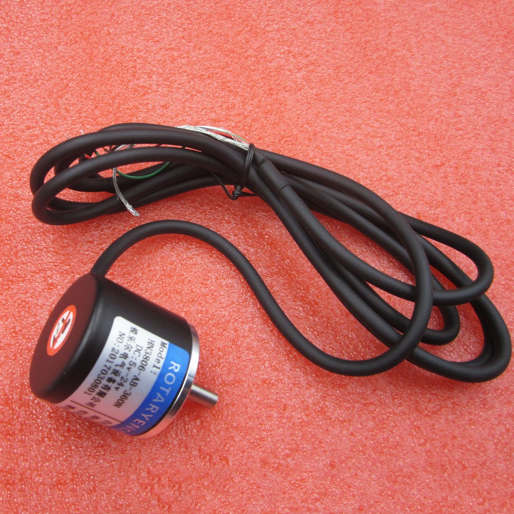 New 500P/R Incremental Rotary Encoder AB phase encoder 6mm Shaft W coupling