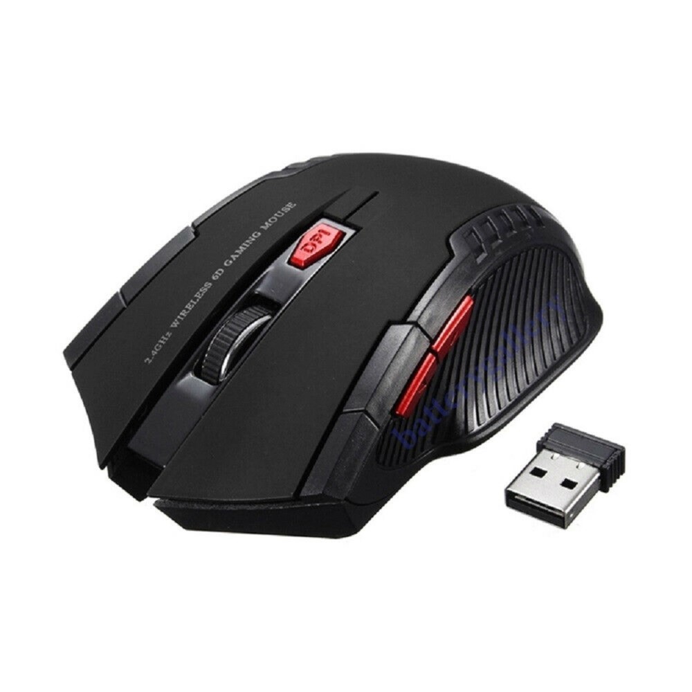 SANOXY Wireless Gaming Mouse Ergonomic Optical Control Black