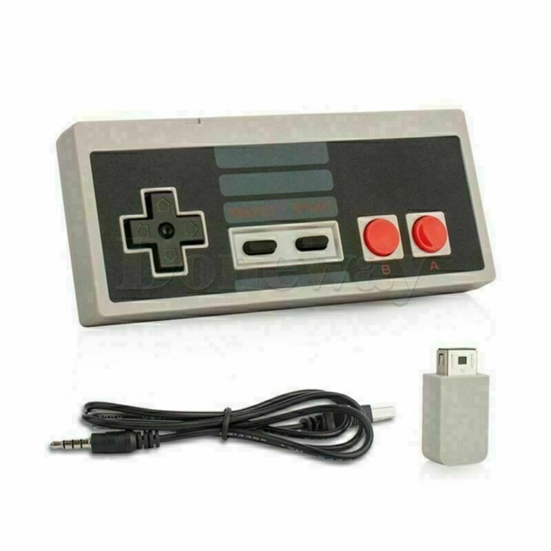 Fit For NES Mini Classic Edition Console Wireless Controller Gamepad Joypad Set