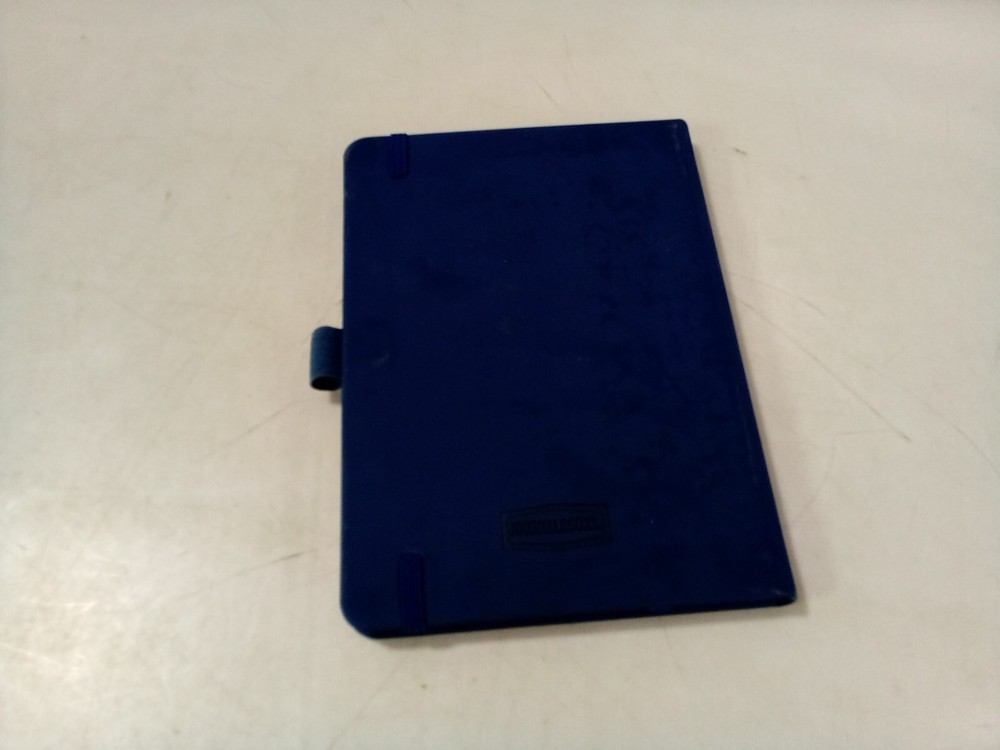 JournalBooks -blue debossed notebook, Flag Symbol