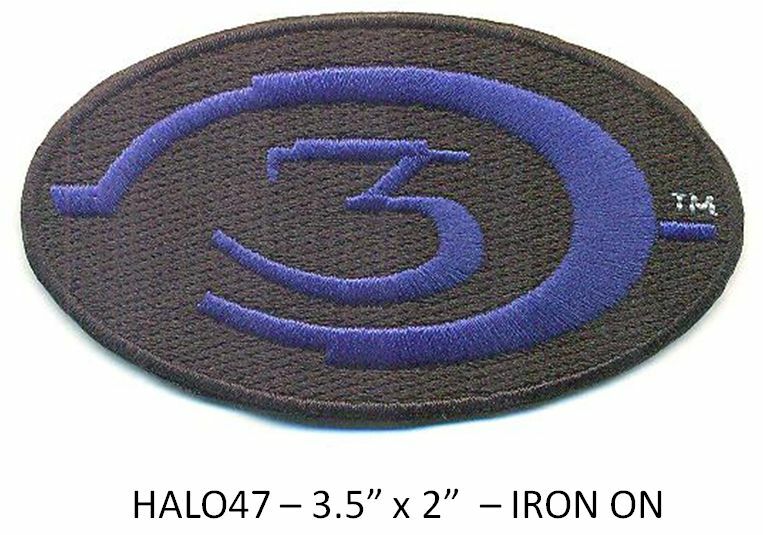 HALO 3 BLUE LOGO PATCH - HALO47