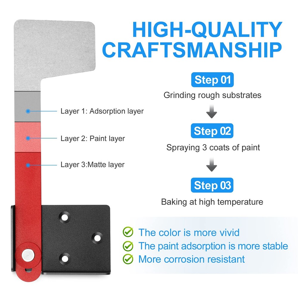 Durable Mailbox Flag Kit, Steel Construction, Multiple Installation Methods, Red