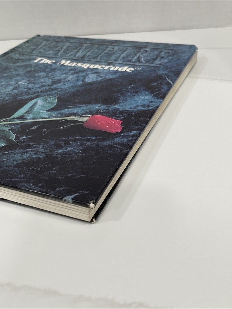 Vampire The Masquerade Second Edition White Wolf 2002 Hardcover RPG Book