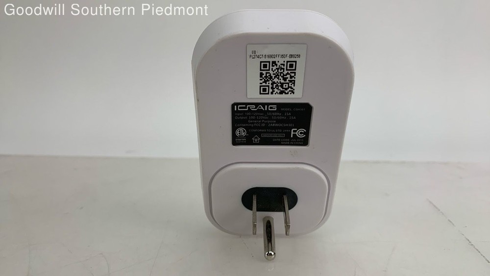 ICRAIG CSH301 Smart Socket With WIFI - Tested