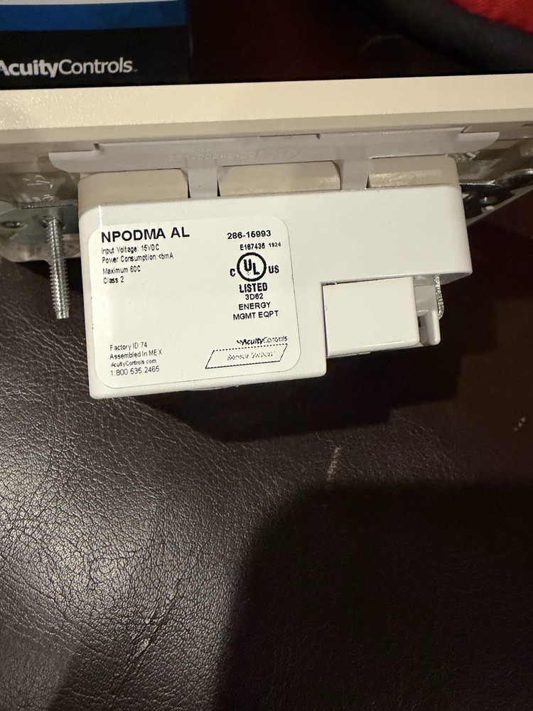 Acuity Controls NPODMA AL - Lt. Almond Wall Switch