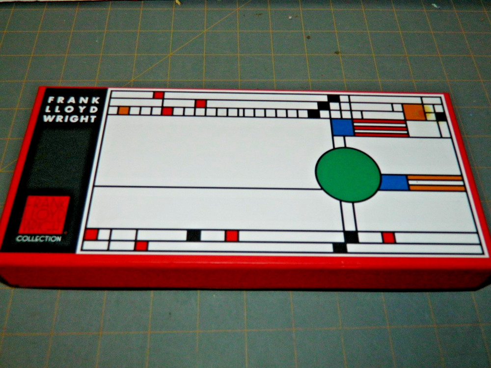 Frank Lloyd Wright Art Glass Window (15) Notecards Envelopes & presentation Box