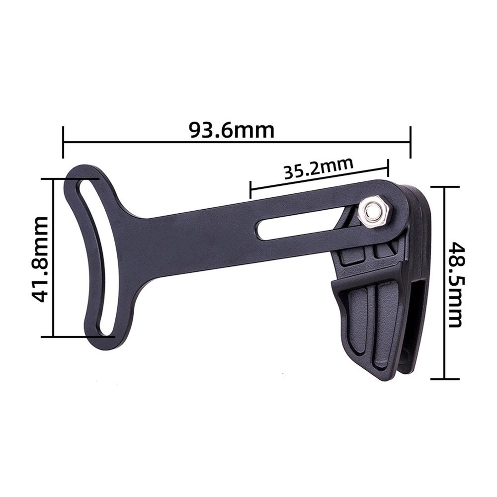 Rustproof Chain Guide Holder Chain Aluminum Black