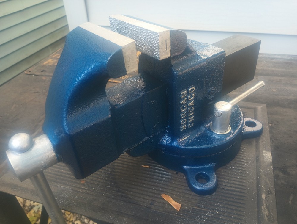 Vintage Morgan Chicago 4" Bench Vise