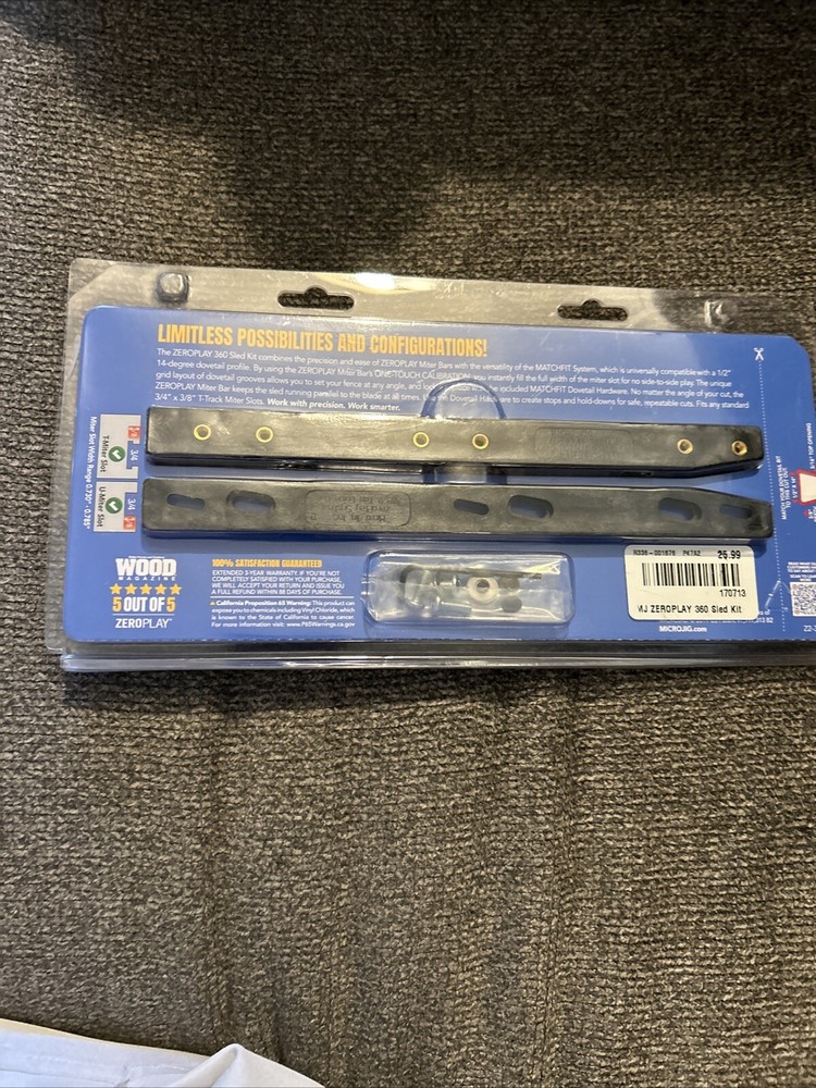 ZEROPLAY 360 Sled Kit- NEW DoveTail