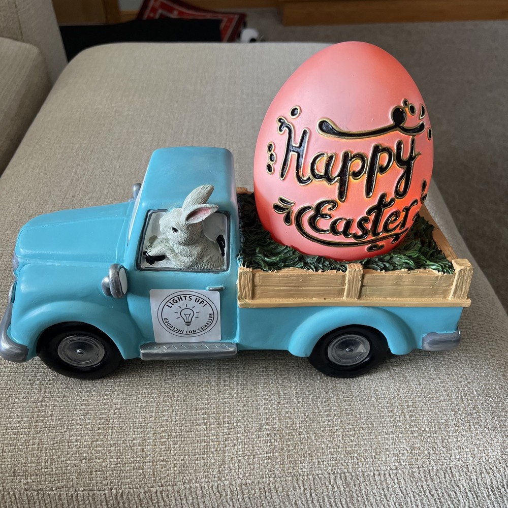 Light Up Easter Egg Truck New