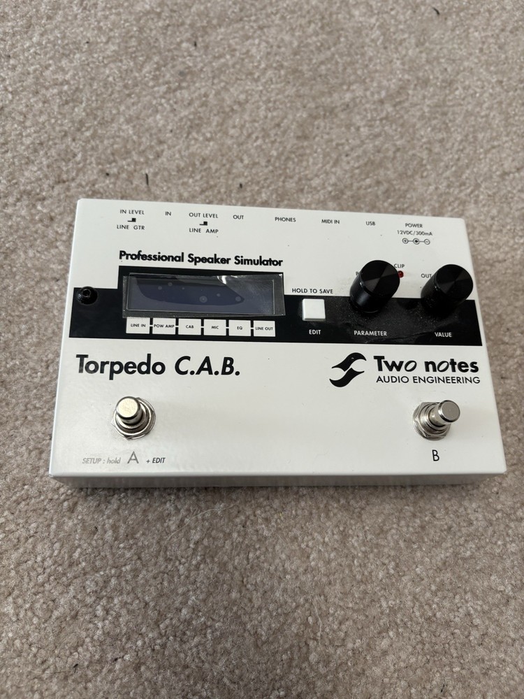 Two Notes Torpedo C.A.B. Professional Speaker Simulator Pedal