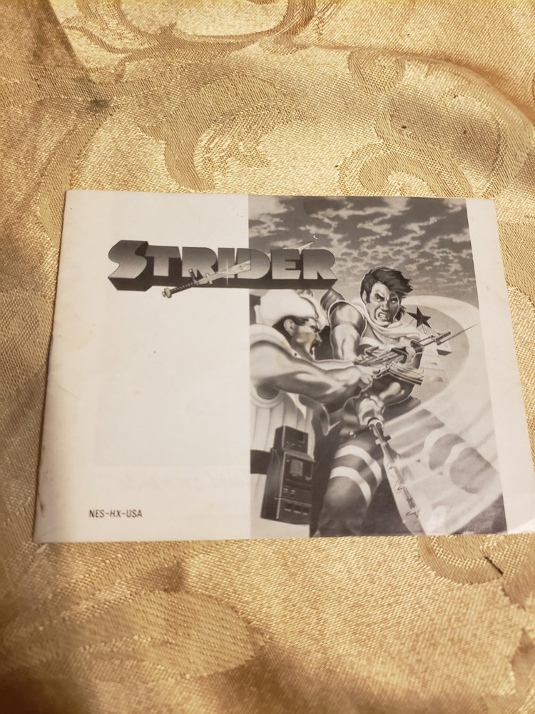 Nintendo Guide Book Strider NES