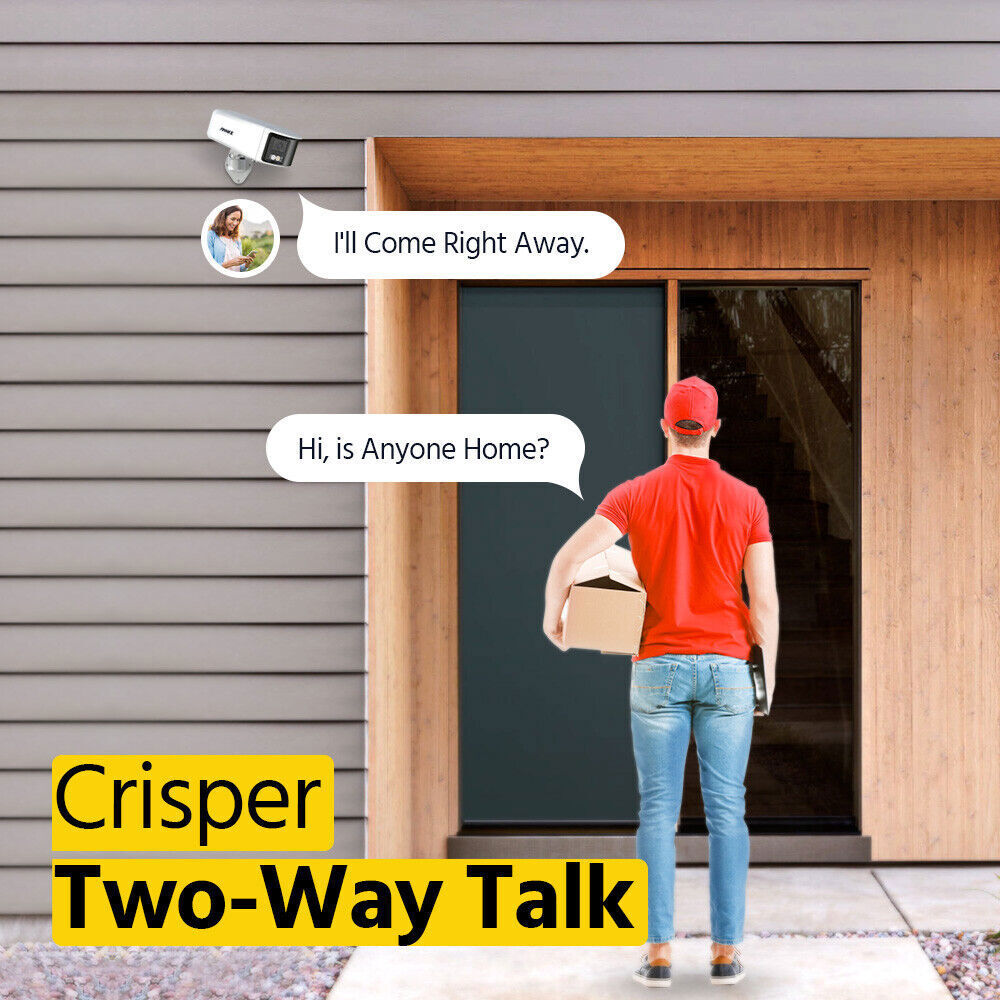 ANNKE 6MP POE Security Camera Dual Lens Outdoor Color Night Two-Way Audio FCD600