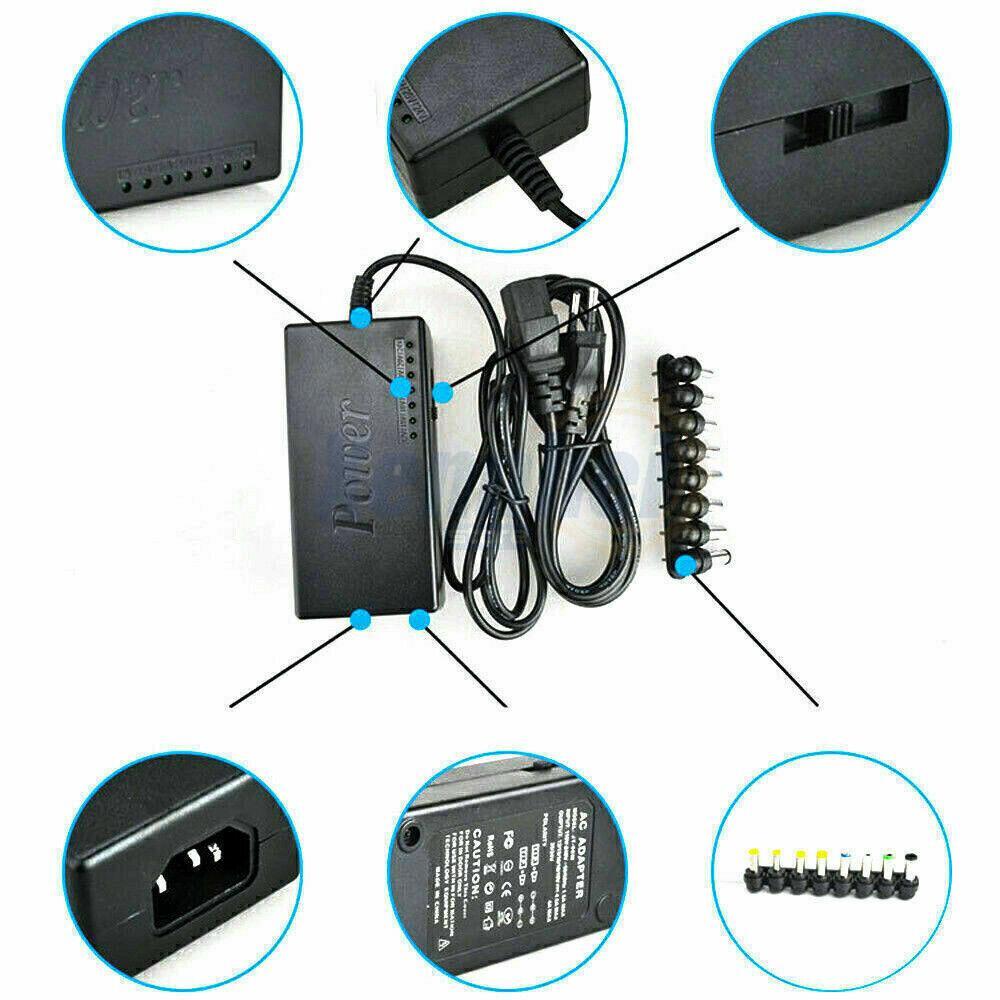 42 Tips 96W Universal Power Supply Charger for Laptop Notebook AC/DC Power