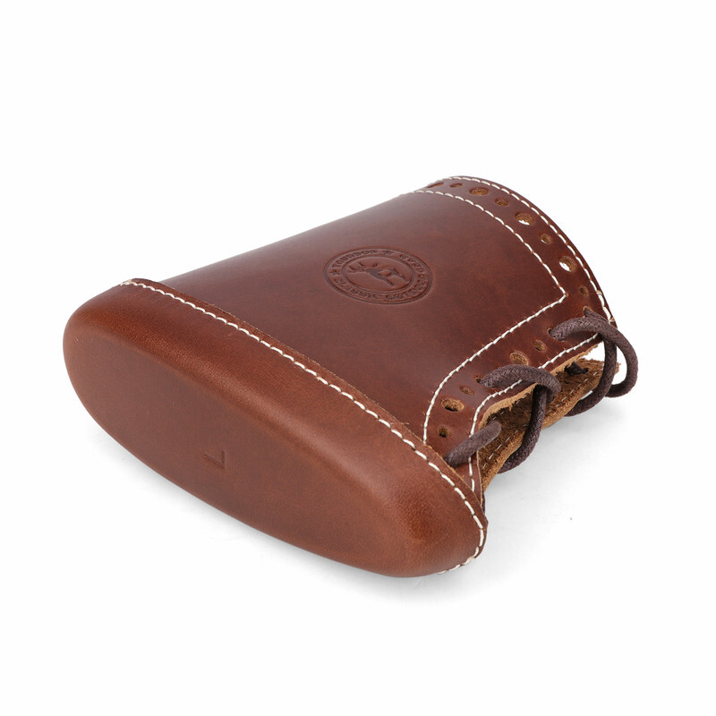 TOURBON Leather Butt Stock Protector Slip-on Recoil Pad Henry Rifle Shooting US