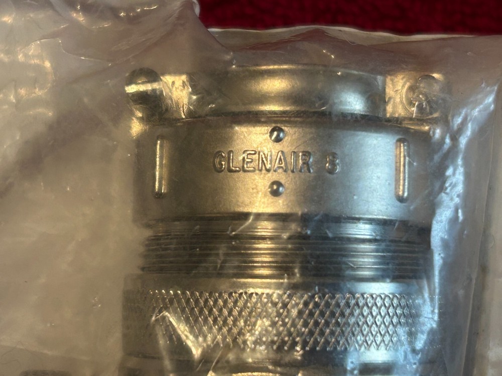 GLENAIR ANGLE CIRCULAR PLUG CONNECTOR RECEPTACLE ASSEMBLY NEW SURPLUS