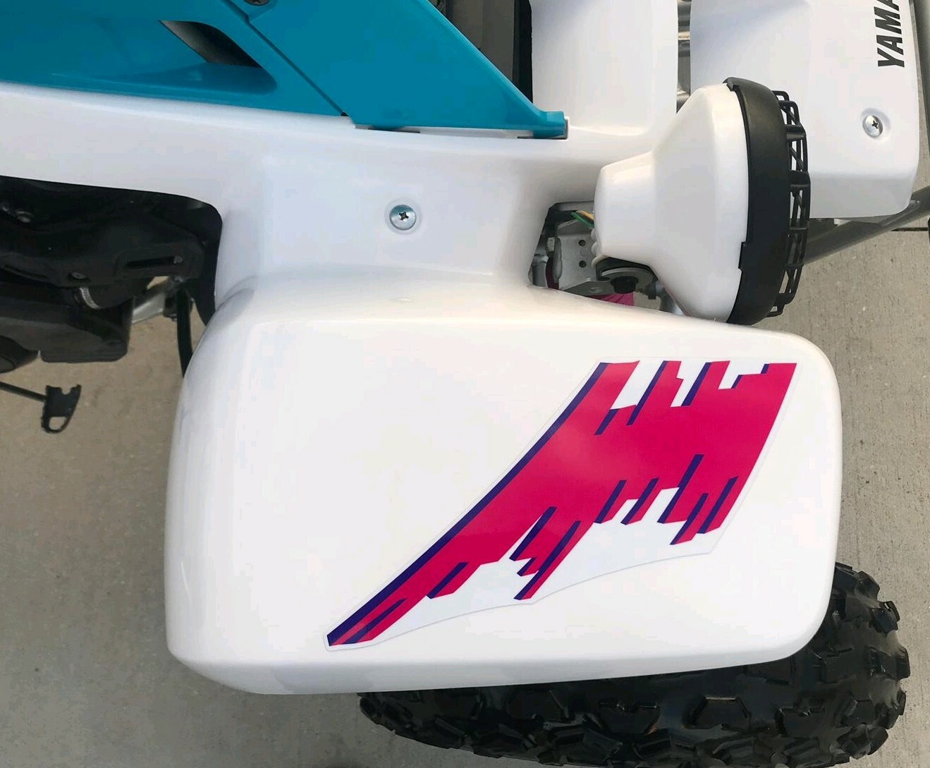 1992 yamaha banshee full graphics decals kit stickers THICK AND HIGH GLOSS