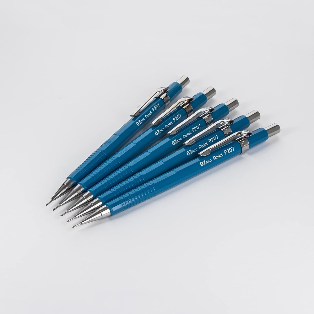Sharp Mechanical Pencil (0.7Mm), Blue Barrel 5 Pack