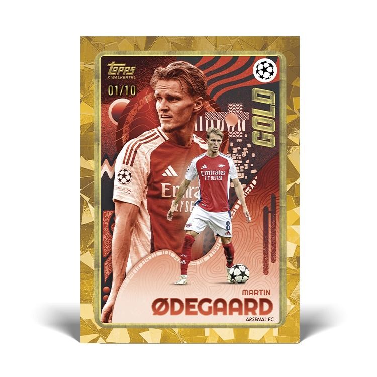 2024/25 Topps Gold UEFA Club Competitions Soccer Hobby Box