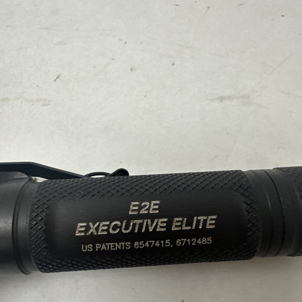 Vintage Surefire Customized E2E Executive Elite W/ Turbo Head Flashlight Torch
