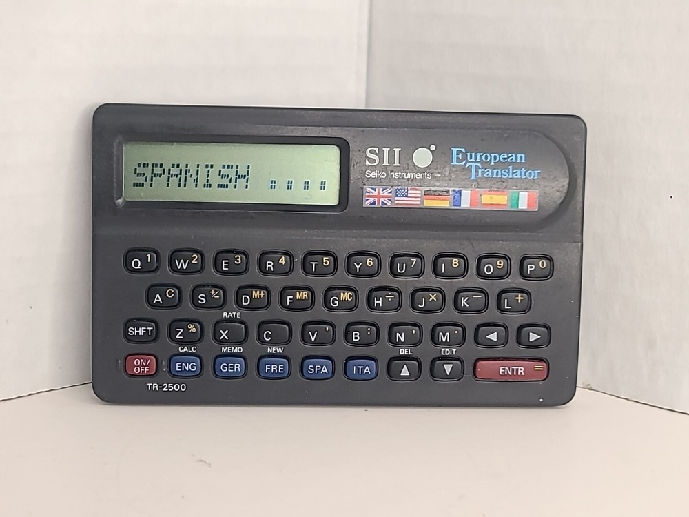 Seiko Instruments TR-2500 European Translator