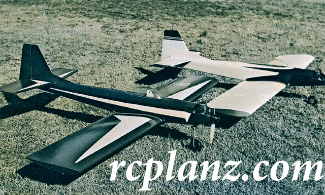 R/C AIRPLANE PLANS & PATTERNS: X-Pert 54" Wingspan - 4ch .40 Pattern Plane