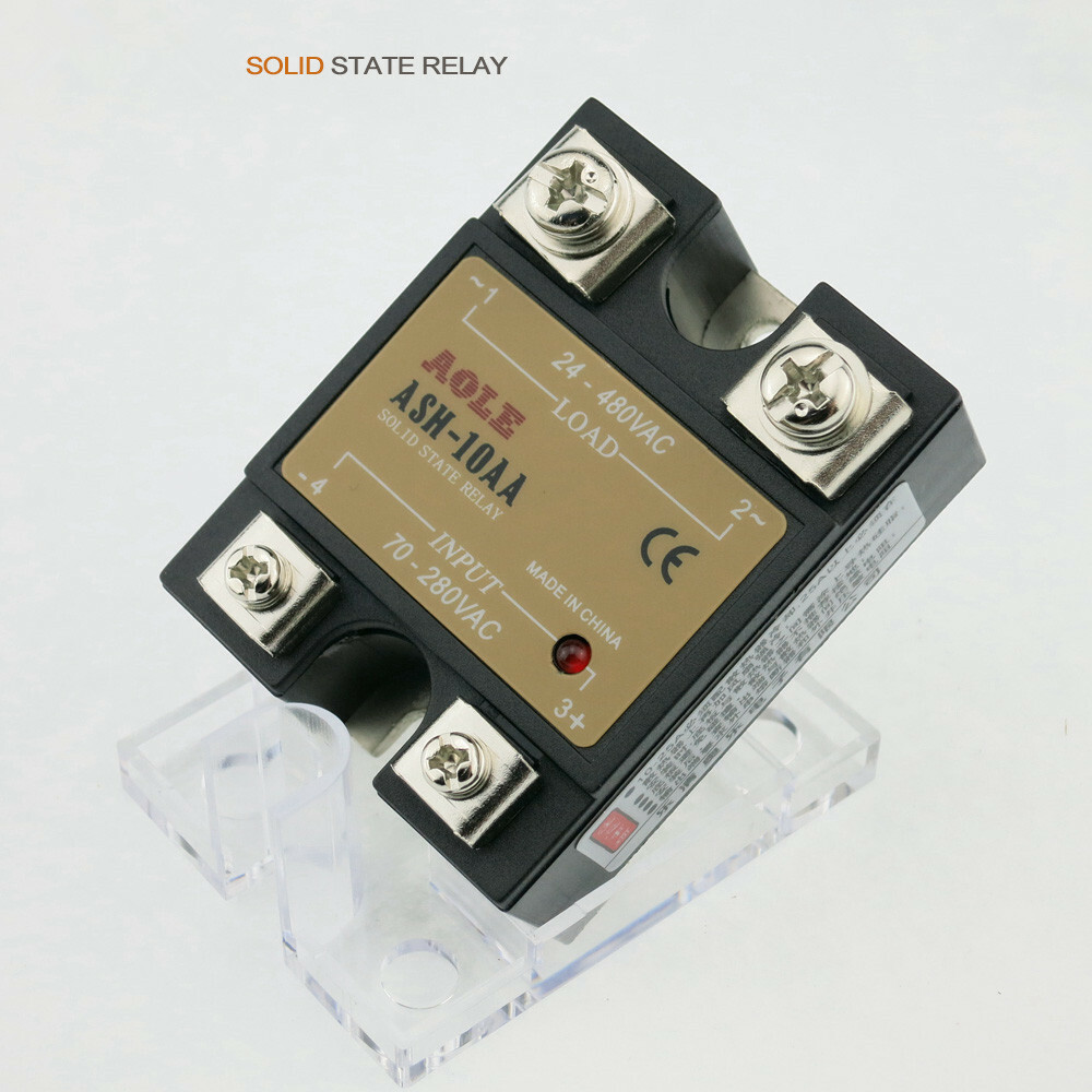 Single-phase solid state relay ASH-10AA AC-AC 10A
