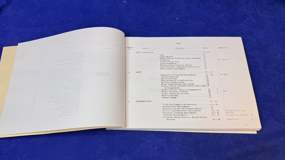 Project Skylark WRE Trials Instruction BS225 Australian Defence Document