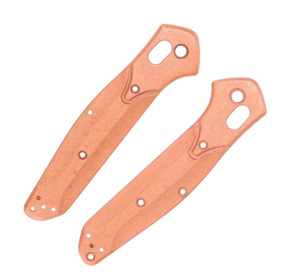 Scikio Custom Benchmade 940 Copper Handle Scales