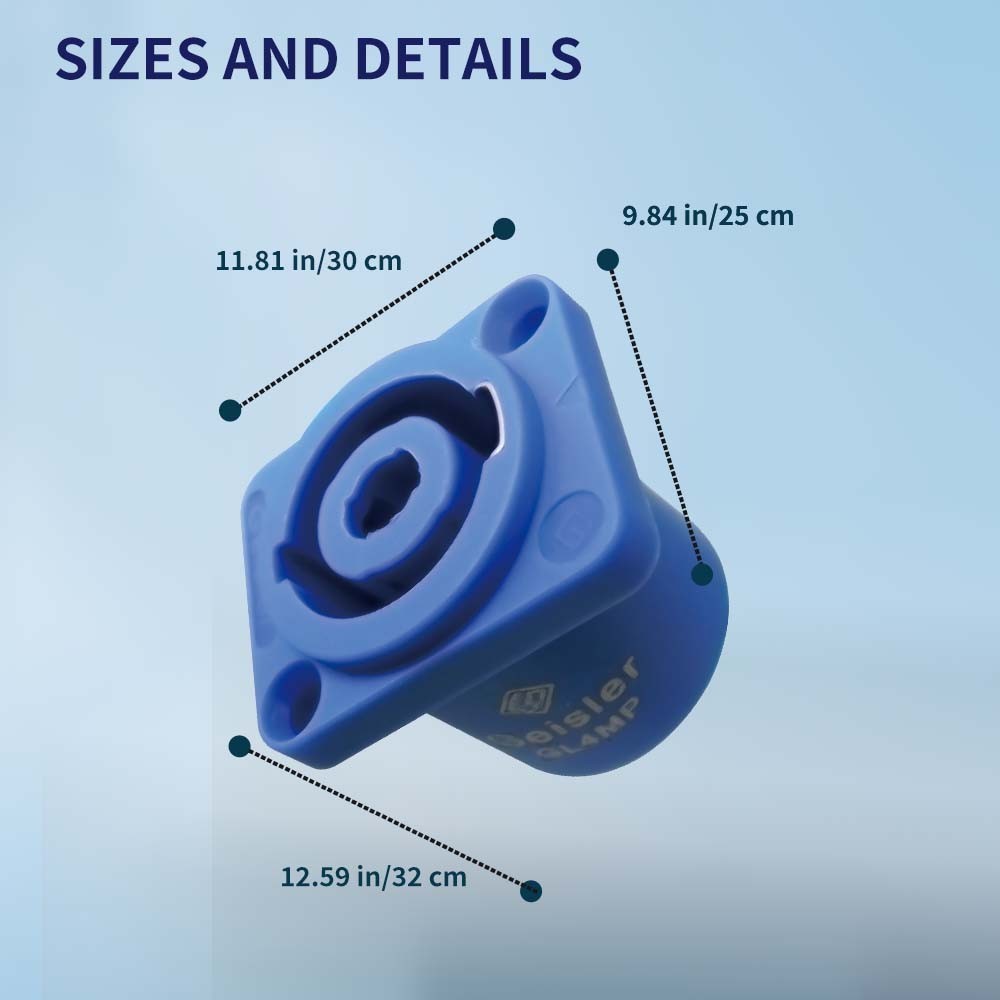 20Pcs Audio professional speakon 4 Pole socket female panel chassis mount