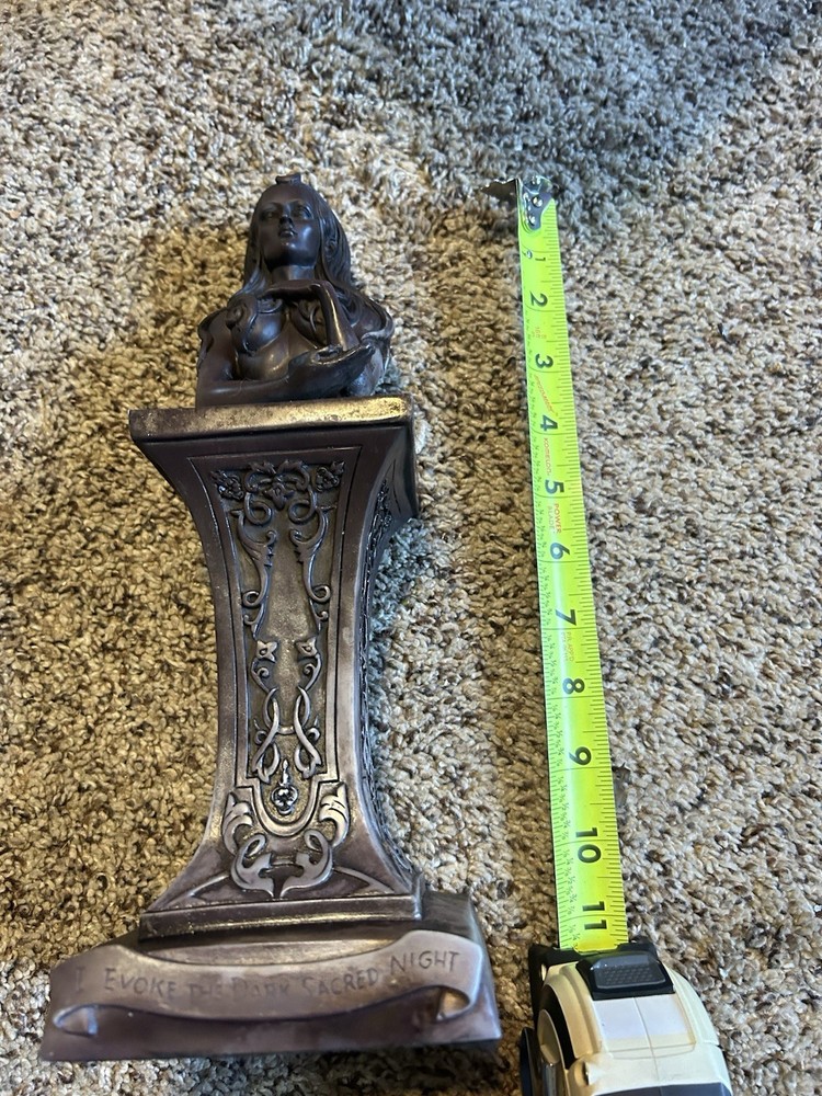 Devine Wiccan Goddess Wooden Statue