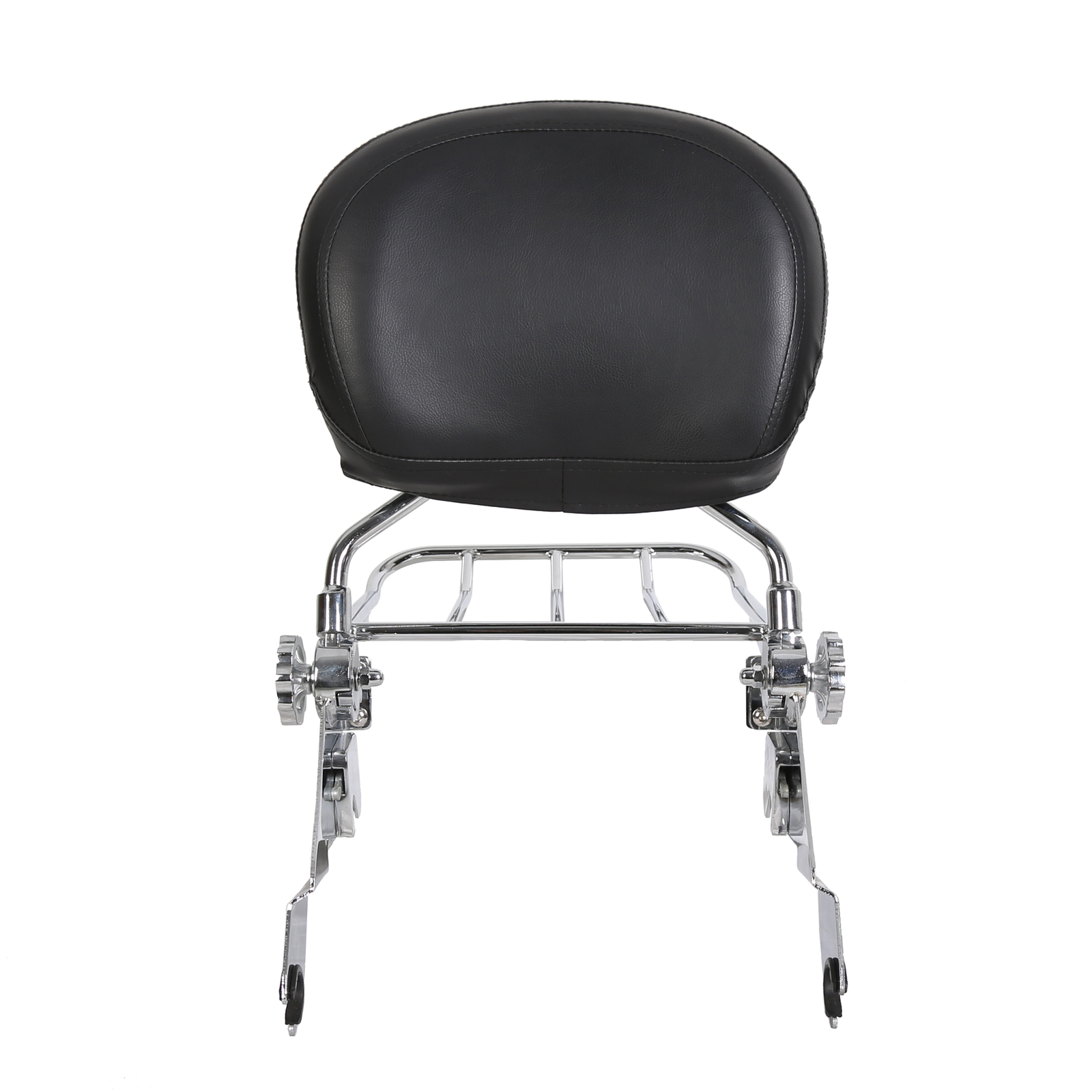 Adjustable Sissy Bar Backrest Luggage Rack For 09-24 Harley Road Electra Glide