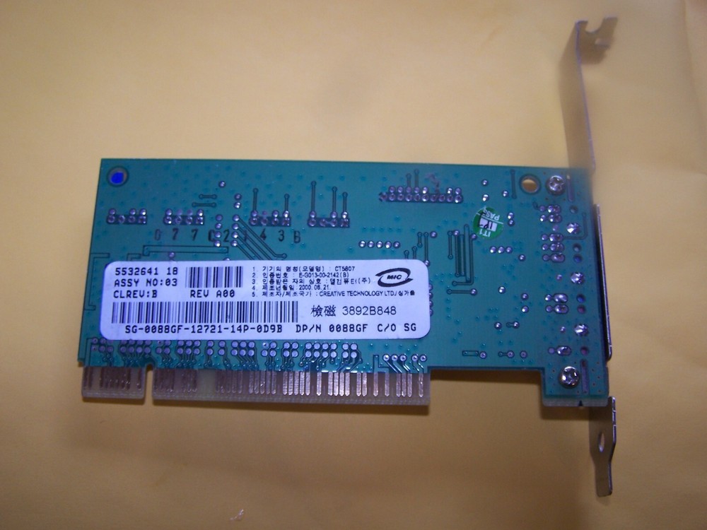 Creative Technology PC pci sound card CT5007