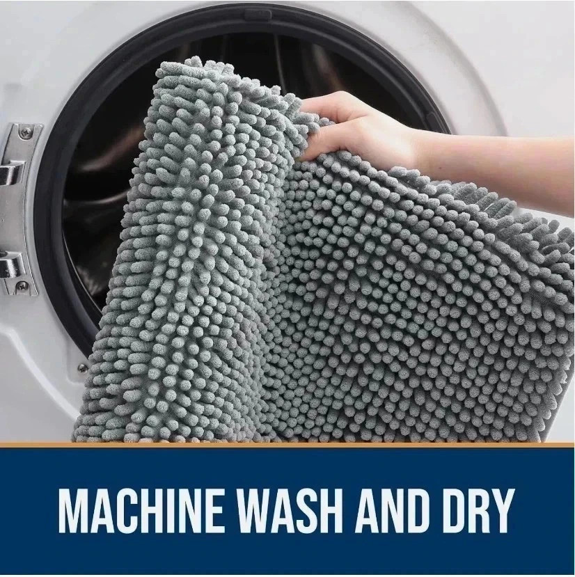 Dog Door Mat for Muddy Paws 30X50 Absorbs Moisture and Dirt Absorbent Non-Slip**